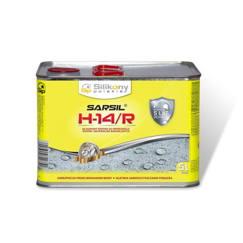 Impregnat Silikonowy Sarsil H-14/R 5L Sip Impregnat Silikonowy Sarsil H-14/R 5L Sip