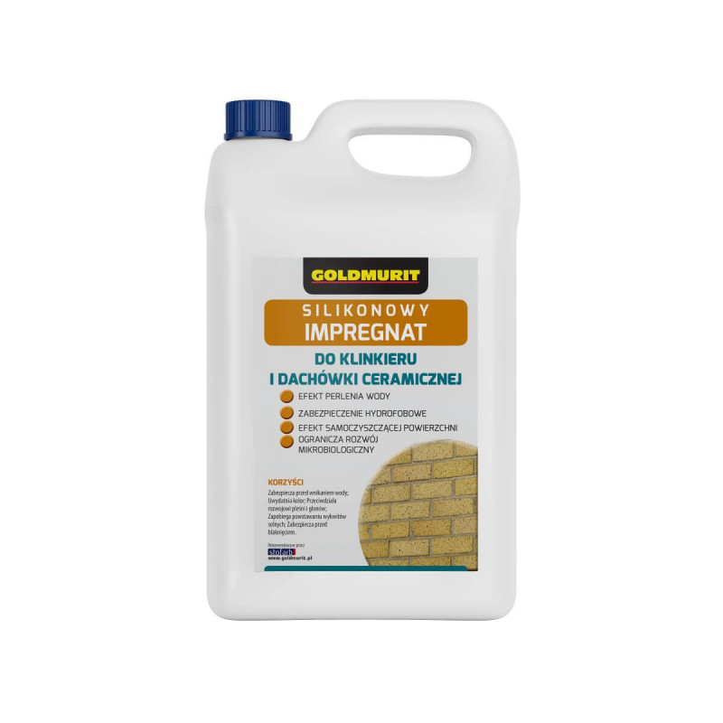 Silikonowy Impregnat Do klinkieru 5L Goldmurit Silikonowy Impregnat Do klinkieru 5L Goldmurit