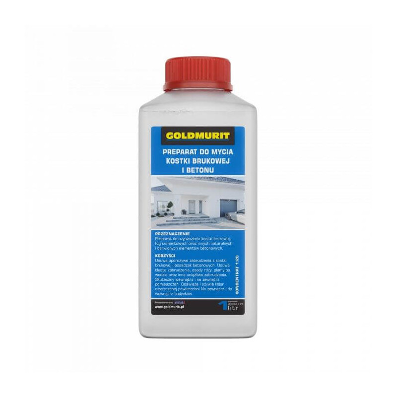 Silikonowy Impregnat Do Kostki Brukowej 1l Goldmurit Silikonowy Impregnat Do Kostki Brukowej 1l Goldmurit