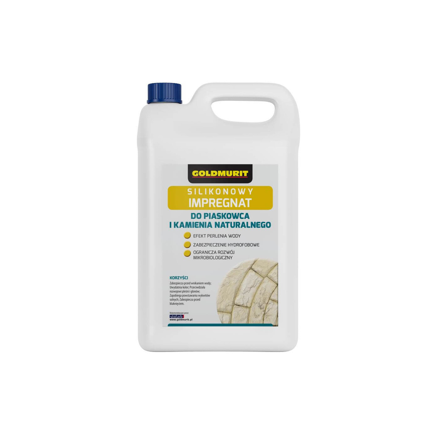 Silikonowy Impregnat Do Piaskowca i Kamienia 5l Goldmurit Silikonowy Impregnat Do Piaskowca i Kamienia 5l Goldmurit