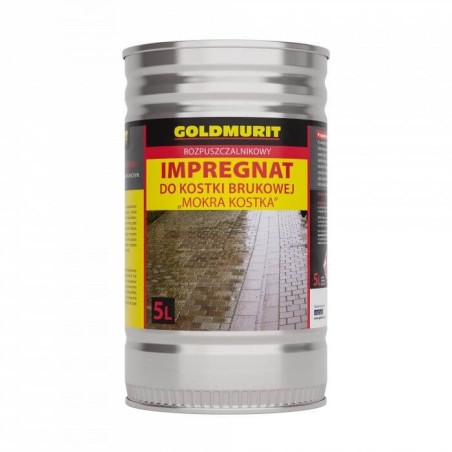 Impregnat Rozpuszczalnikowy Do Kostki Brukowej "MOKRA KOSTKA" 5l Goldmurit