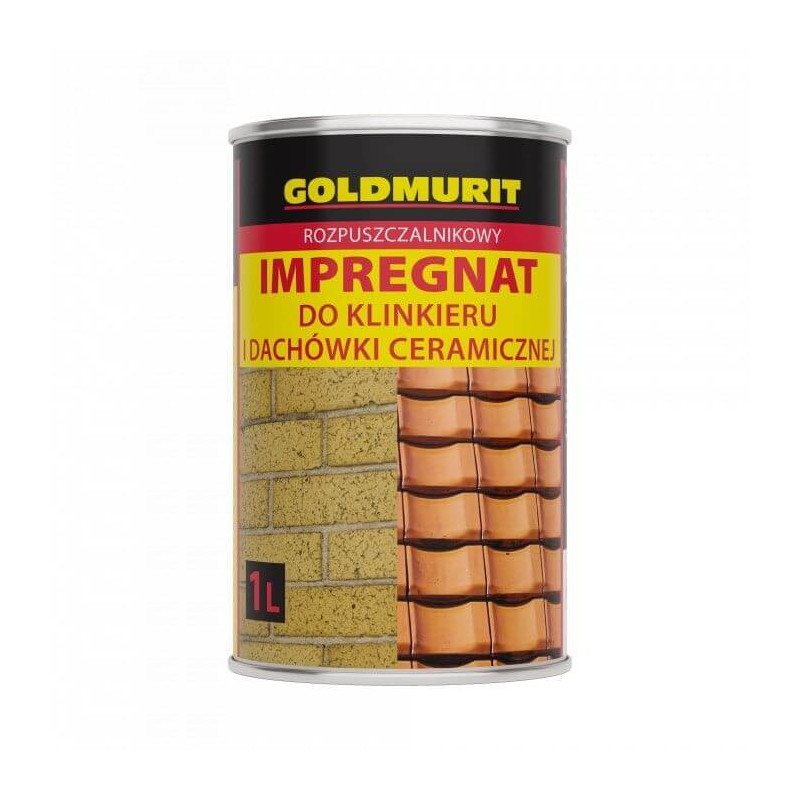 Impregnat Rozpuszczalnikowy do klinkieru 1l Goldmurit Impregnat Rozpuszczalnikowy do klinkieru 1l Goldmurit