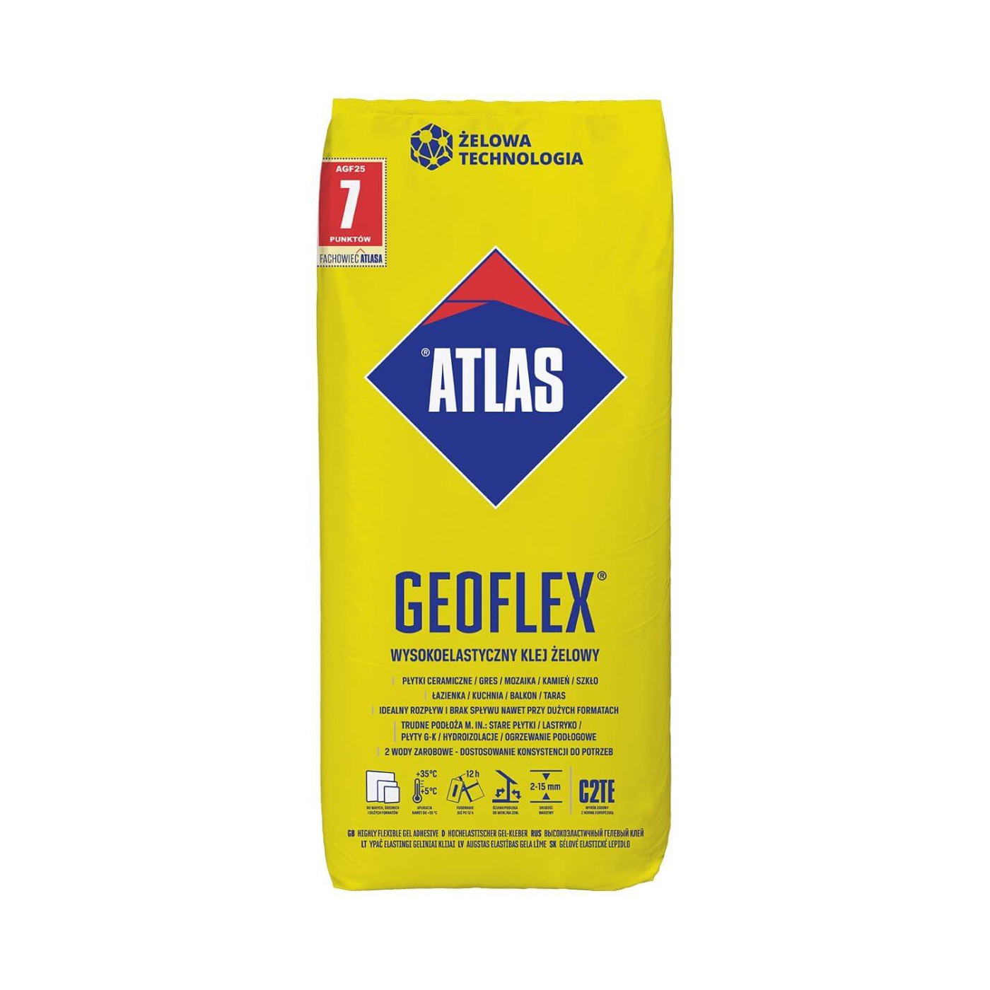 Klej Żelowy Geoflex 25KG Atlas Klej Żelowy Geoflex 25KG Atlas