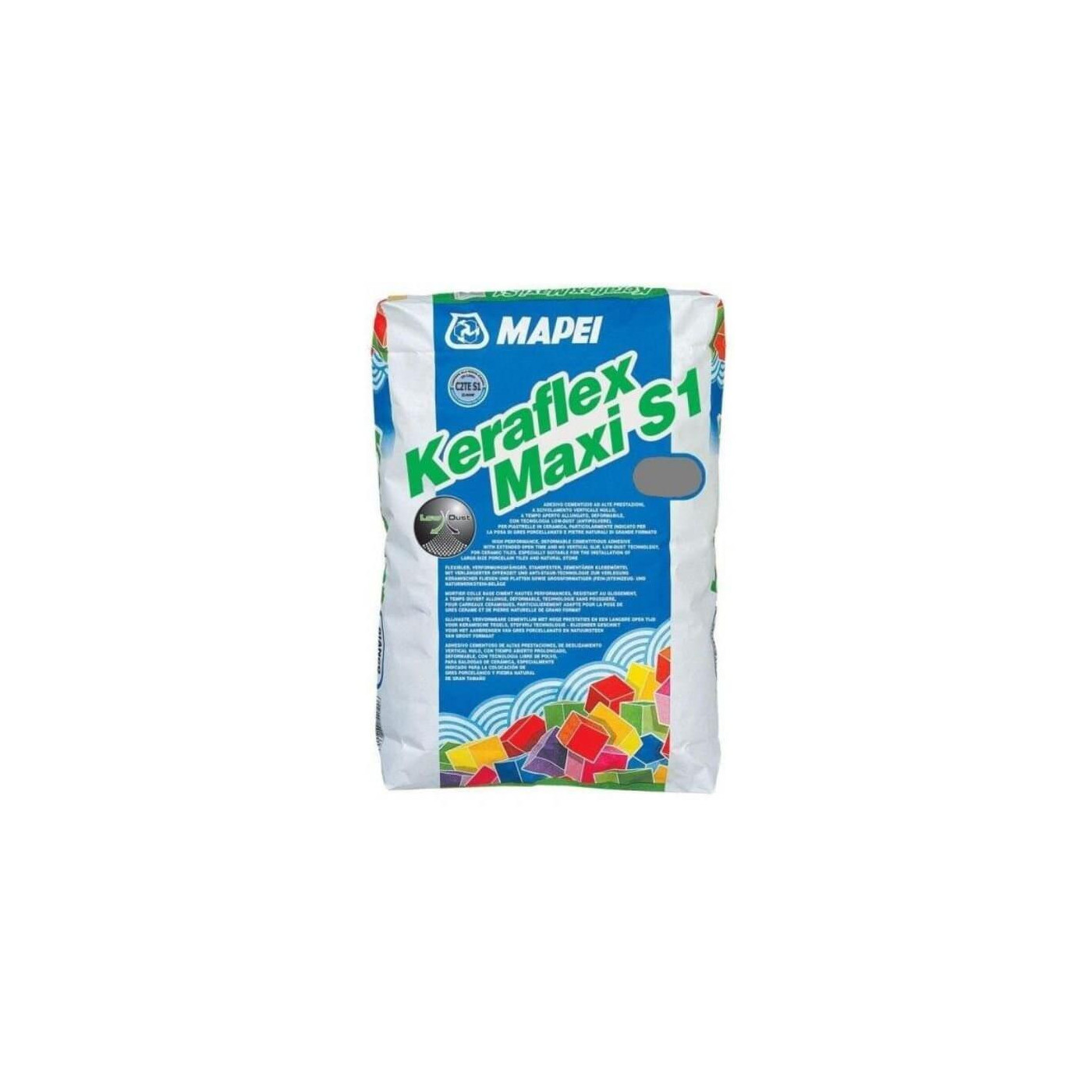 Zaprawa klejąca do płytek i kamienia Mapei Keraflex Maxi S1 szara 25 kg Zaprawa klejąca do płytek i kamienia Mapei Keraflex Maxi S1 szara 25 kg