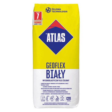 Klej Żelowy Wysokoelastyczny Geoflex Biały Atlas
