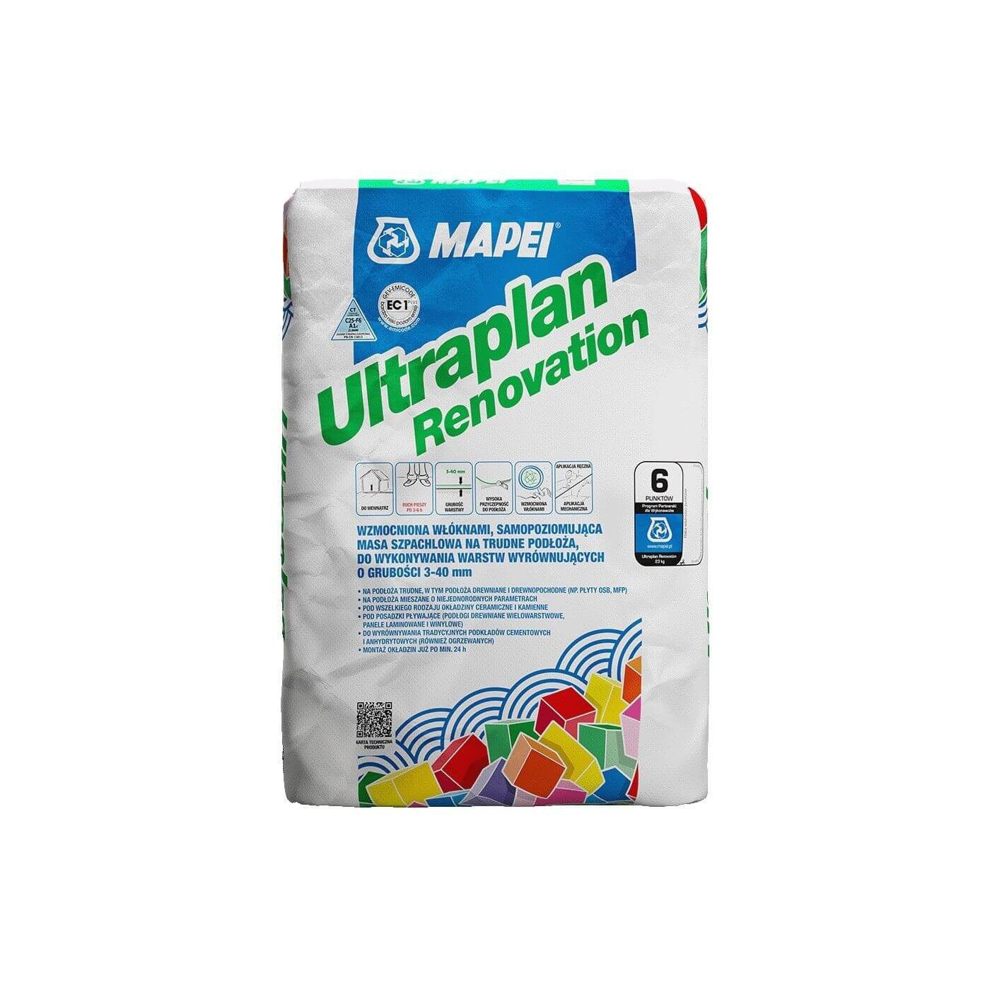 Zaprawa Klejowa Ultraplan Renowation 23 kg Mapei Zaprawa Klejowa Ultraplan Renowation 23 kg Mapei