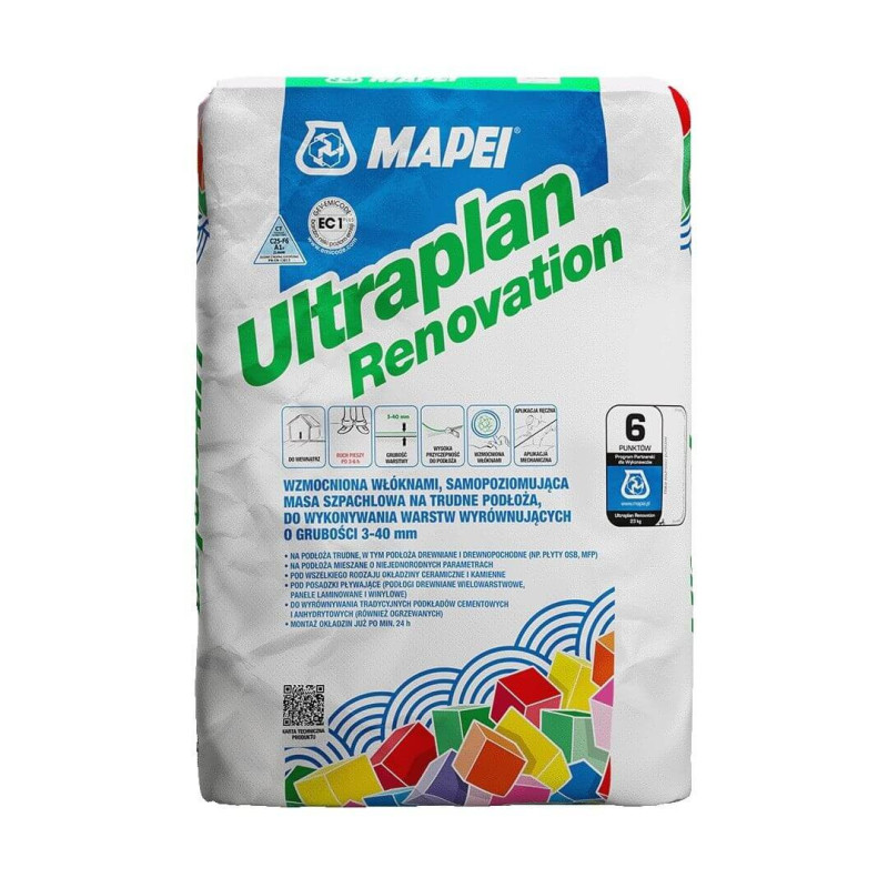 Zaprawa Klejowa Ultraplan Renowation 23 kg Mapei Zaprawa Klejowa Ultraplan Renowation 23 kg Mapei
