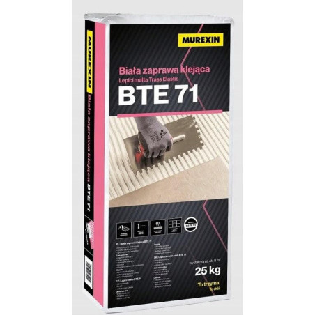 Zaprawa Klejowa Trass Elastic BTE 71 25 kg Murexin