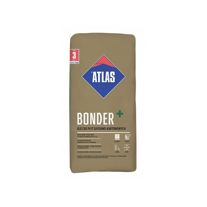 Klej Do Płyt Bonder G-K 20 Kg Atlas Klej Do Płyt Bonder G-K 20 Kg Atlas