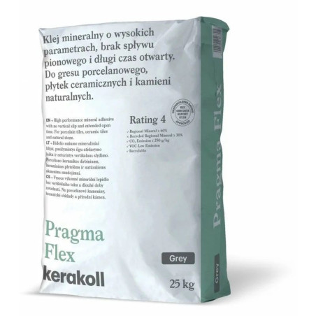 Klej Mineralny Pragma Flex C2TE 25kg Szary Kerakoll