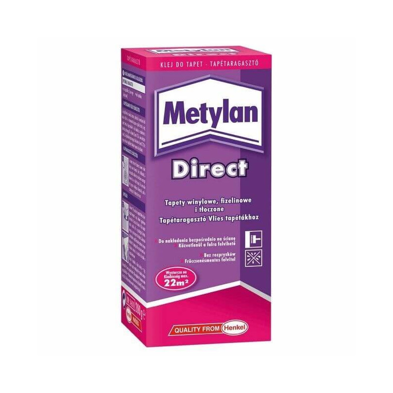 Klej Do Tapet Flizelinowych Metylan Direct 200 g Henkel Klej Do Tapet Flizelinowych Metylan Direct 200 g Henkel