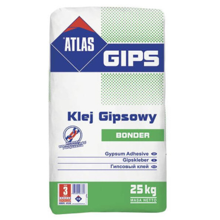 Klej Bonder Do Płyt Gipsowo-Kartonowych 25 kg Atlas