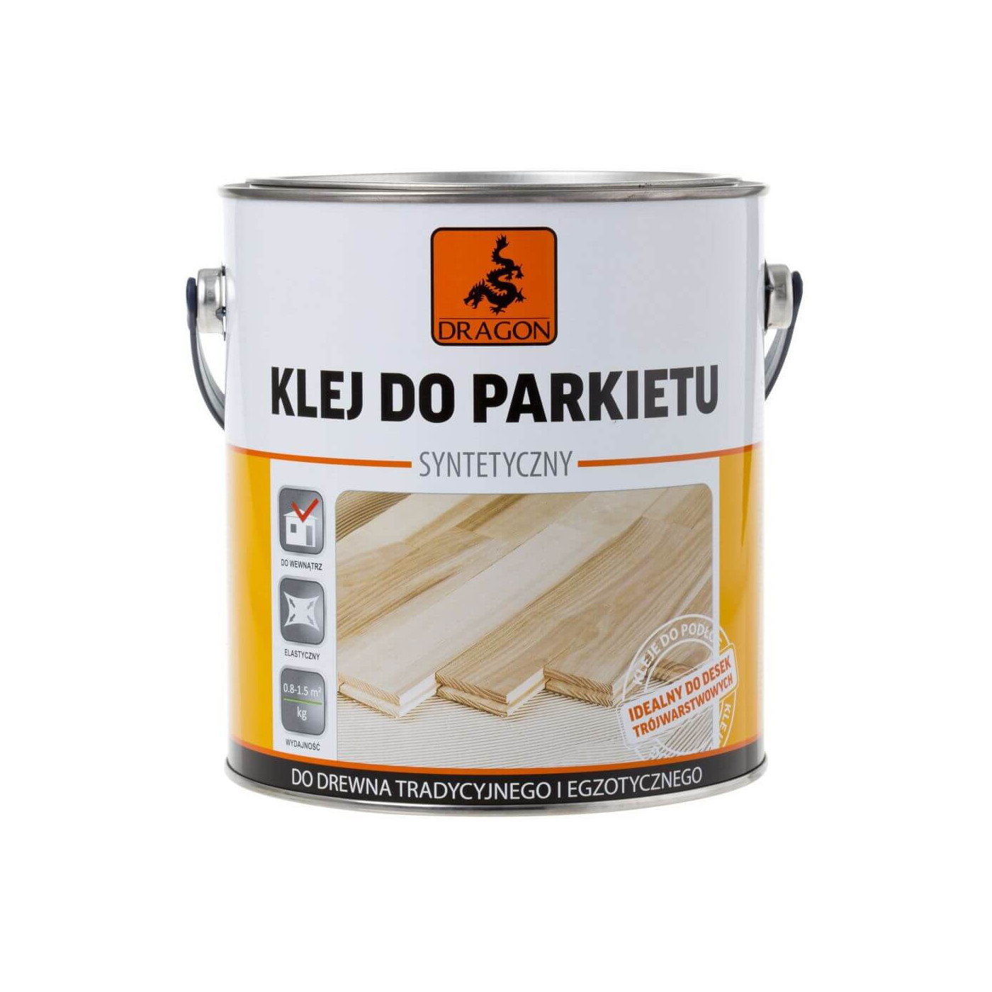 Klej Do Parkietu Syntetyczny System Klepki 5 kg Dragon Klej Do Parkietu Syntetyczny System Klepki 5 kg Dragon