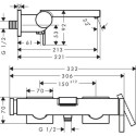 Bateria Wannowa Tecturis E Biały Mat 73420700 Hansgrohe Bateria Wannowa Tecturis E Biały Mat 73420700 Hansgrohe