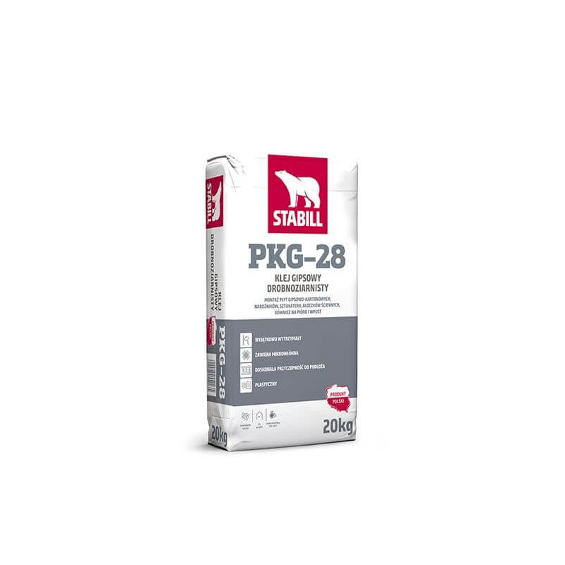 Klej Gipsowy Pkg-28 20Kg Stabill Klej Gipsowy Pkg-28 20Kg Stabill