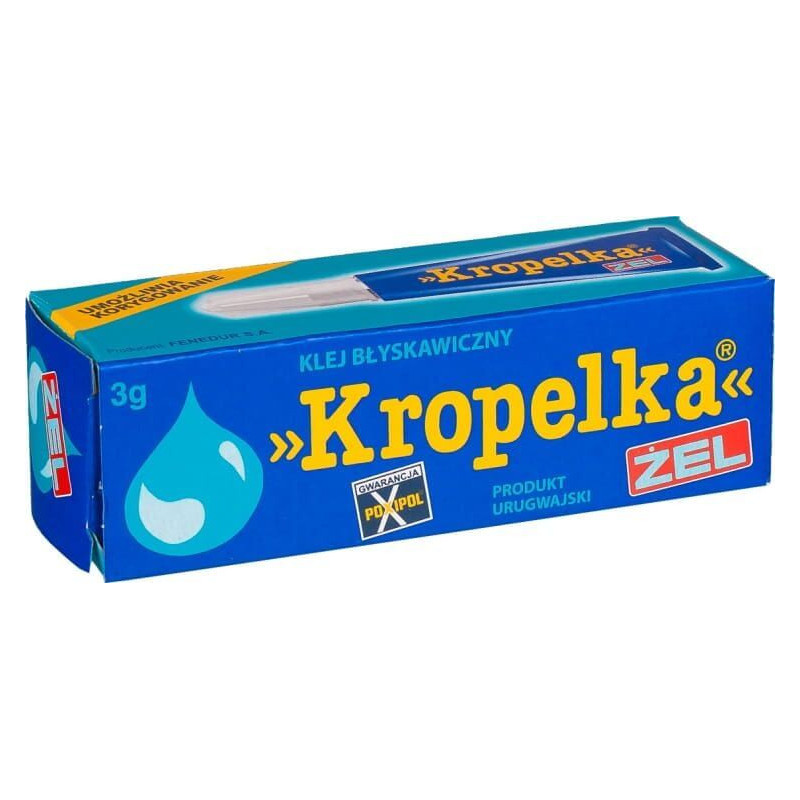 Klej Kropelka Żel 3g Poxipol Klej Kropelka Żel 3g Poxipol