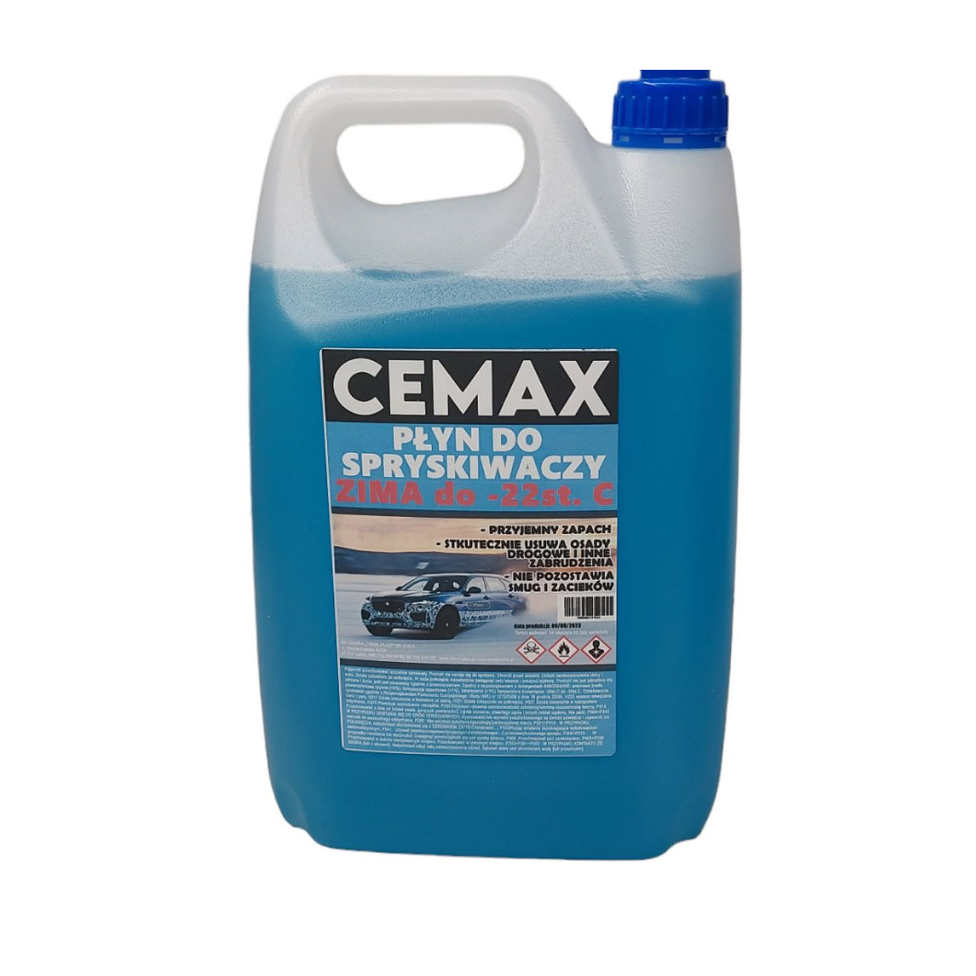 Płyn Do Spryskiwaczy zimowy 5l do -22'c Cemax Płyn Do Spryskiwaczy zimowy 5l do -22'c Cemax