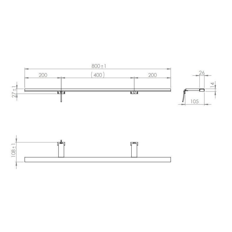 Kinkiet Led Esther 1100230066 Elita Kinkiet Led Esther 1100230066 Elita