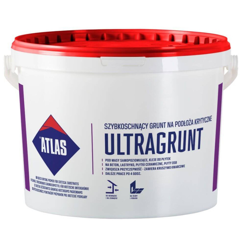 Ultragrunt Na Krytyczne Podłoża 5KG Atlas Ultragrunt Na Krytyczne Podłoża 5KG Atlas