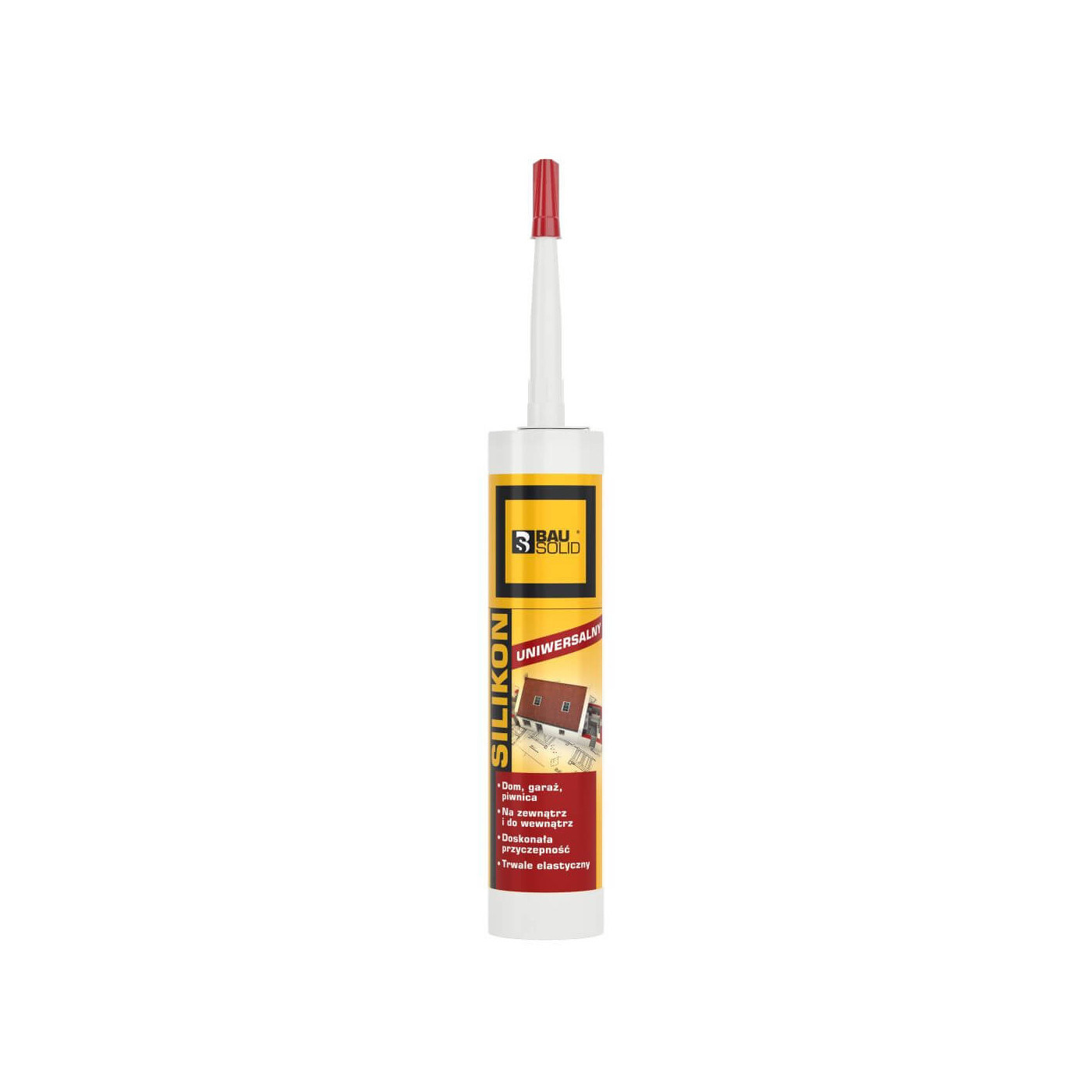 Bausolid Silikon Uniwersalny Bezbarwny 280Ml Bausolid Silikon Uniwersalny Bezbarwny 280Ml
