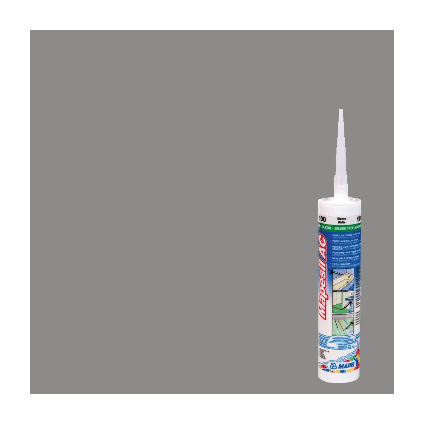Silikon Mapesil AC Szary 113 310 ml Mapei Silikon Mapesil AC Szary 113 310 ml Mapei