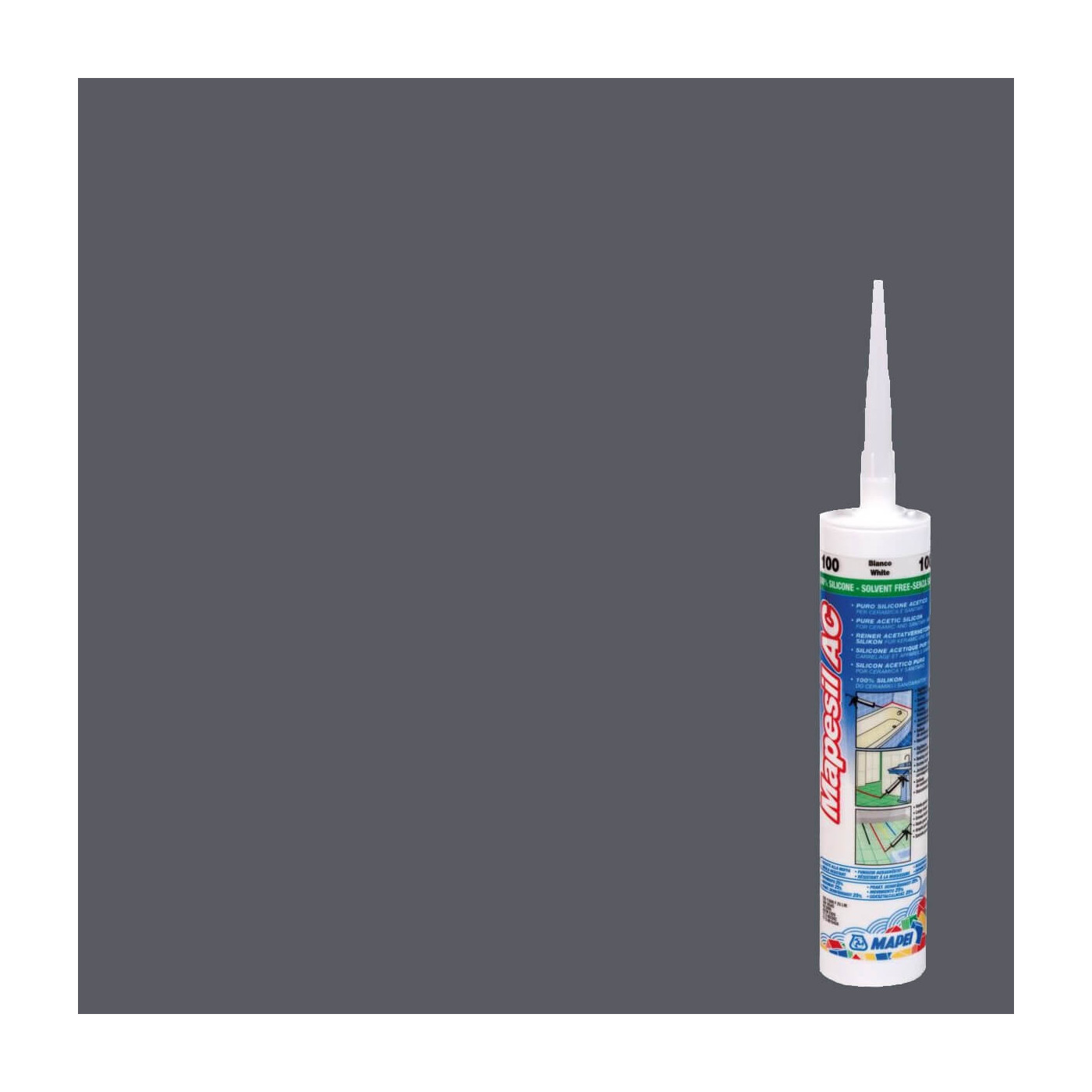 Silikon Mapesil AC Antracyt 114 310 ml Mapei Silikon Mapesil AC Antracyt 114 310 ml Mapei