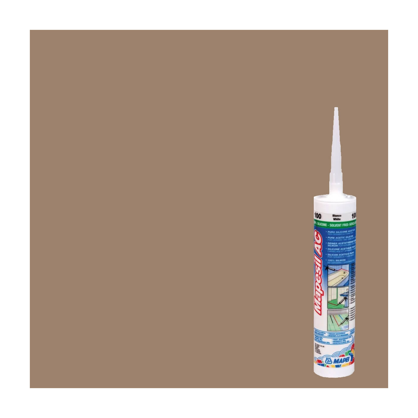 Silikon Mapesil AC Złoty Pył 135 310 ml Mapei Silikon Mapesil AC Złoty Pył 135 310 ml Mapei