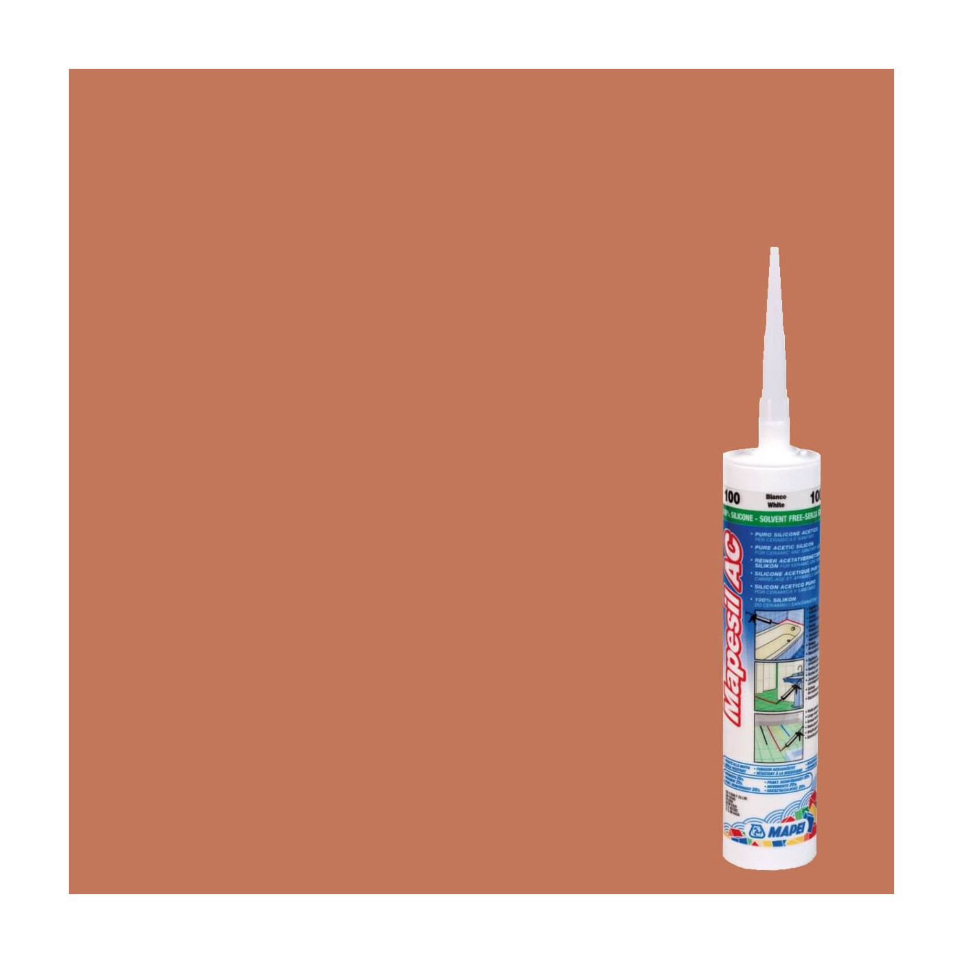 Silikon Mapesil AC Koral 140 310 ml Mapei Silikon Mapesil AC Koral 140 310 ml Mapei