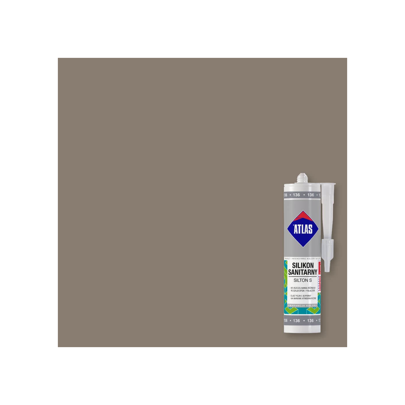 Silikon Sanitarny Silton S Grafit 37 Atlas Silikon Sanitarny Silton S Grafit 37 Atlas