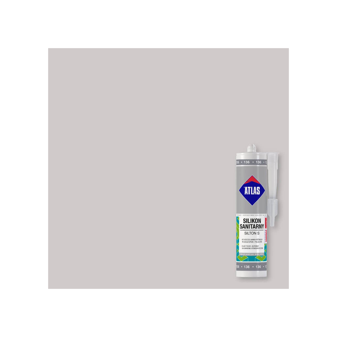 Silikon Sanitarny Silton S Popielaty 202 Atlas Silikon Sanitarny Silton S Popielaty 202 Atlas
