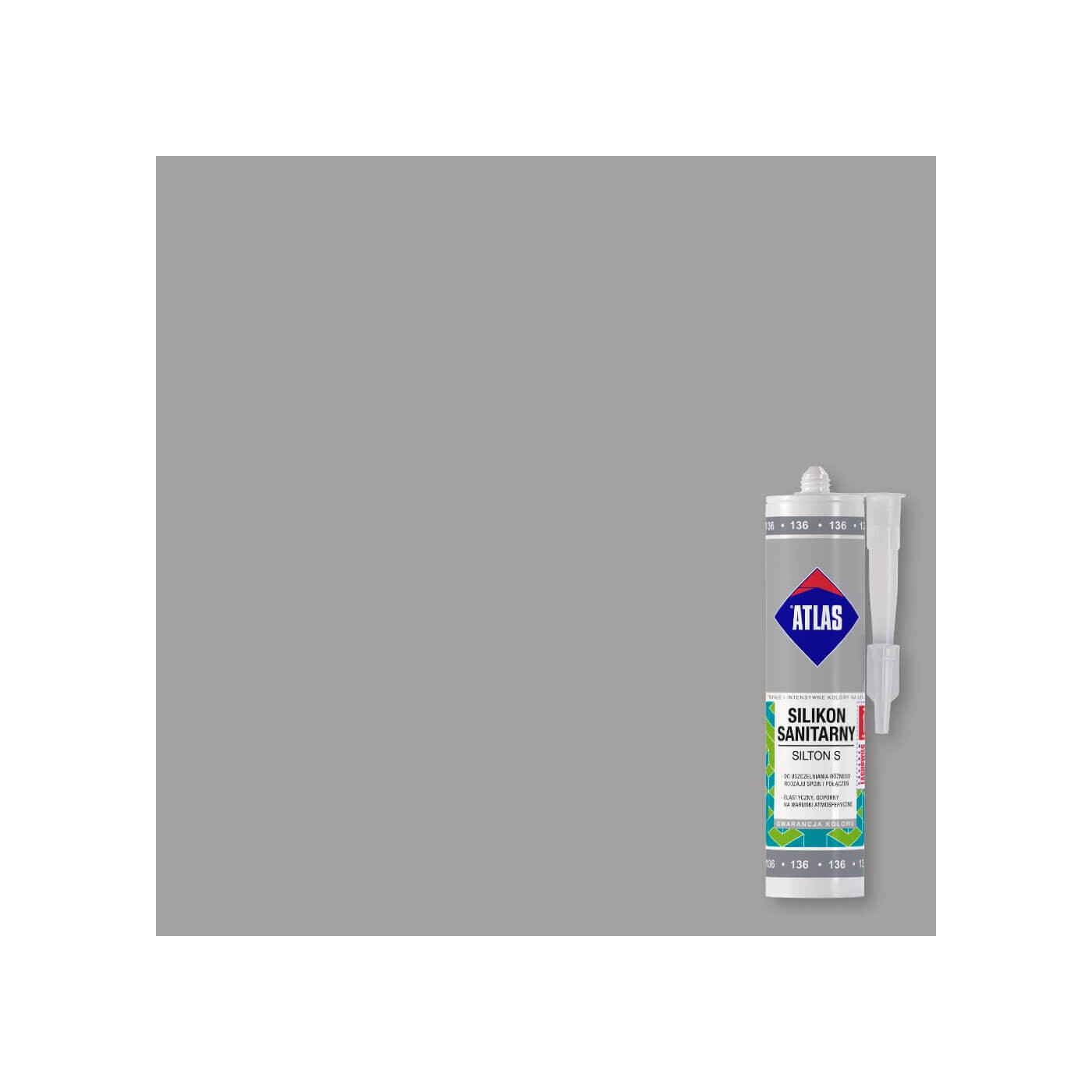 Silikon Sanitarny Silton S Szary 35 Atlas Silikon Sanitarny Silton S Szary 35 Atlas