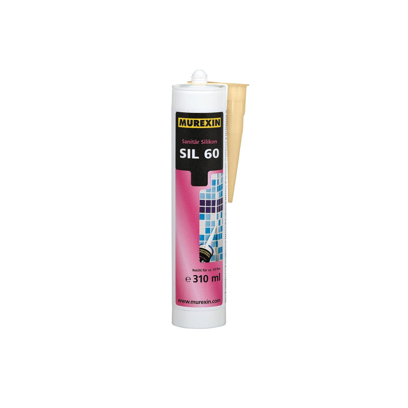 Silikon Sanitarny SIL 60 Premium Czarny 310 Ml Murexin Silikon Sanitarny SIL 60 Premium Czarny 310 Ml Murexin
