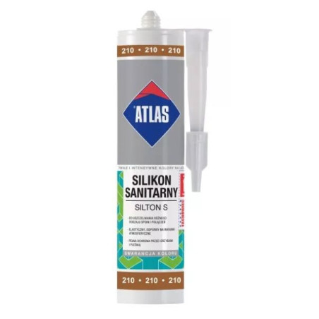 Silikon Sanitarny Elastyczny Kakao 280 Ml Atlas