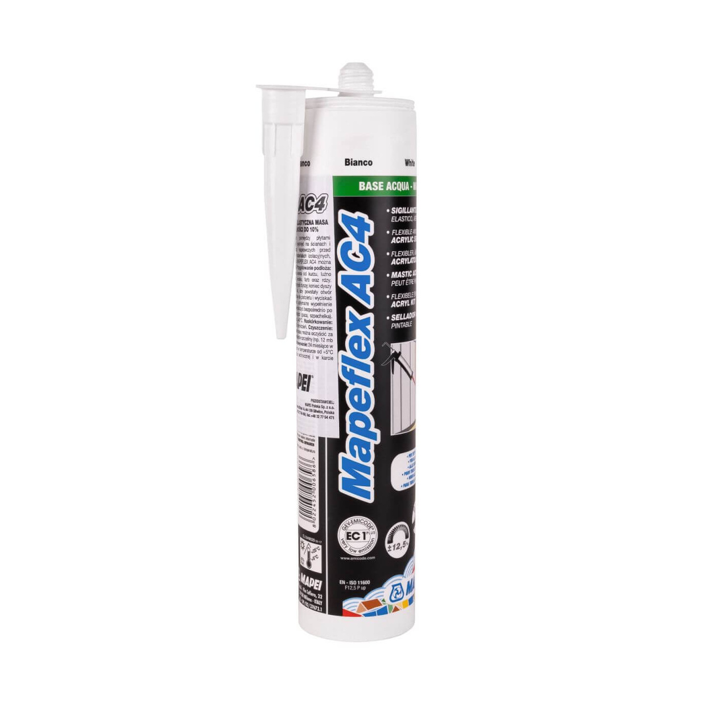 Uszczelniacz Mapeflex AC 4 Biały 310 Ml Mapei Uszczelniacz Mapeflex AC 4 Biały 310 Ml Mapei