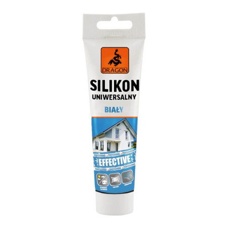 Silikon Uniwersalny Biały 100 ml Dragon