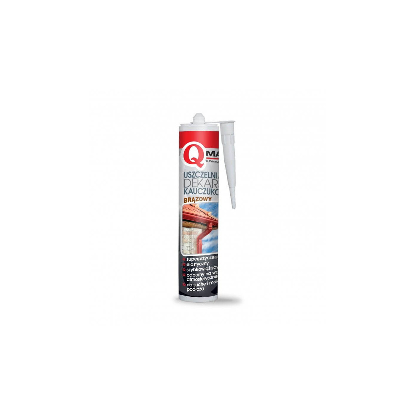 Uszczelniacz Dekarski Brązowy 300 ml Qmar Uszczelniacz Dekarski Brązowy 300 ml Qmar