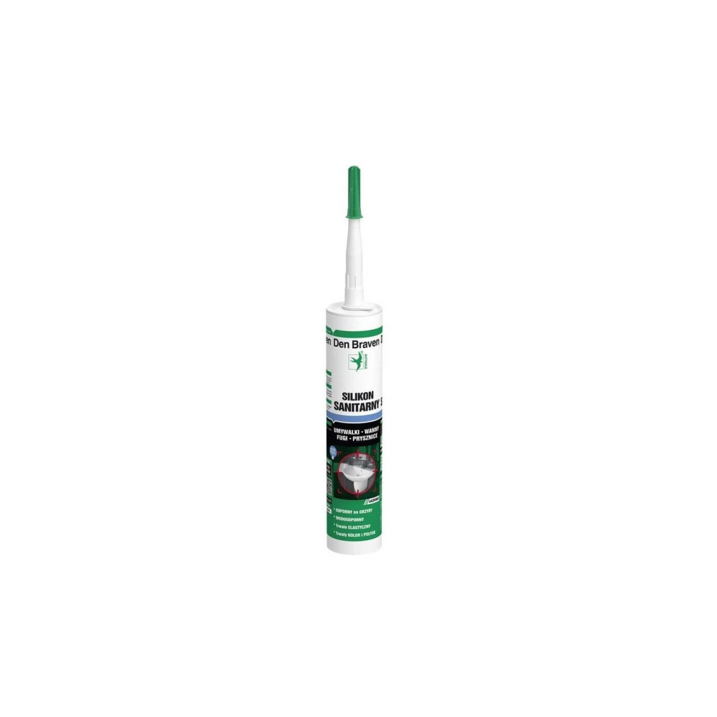 Silikon Sanitarny Bezbarwny 280 ml Den Braven Silikon Sanitarny Bezbarwny 280 ml Den Braven