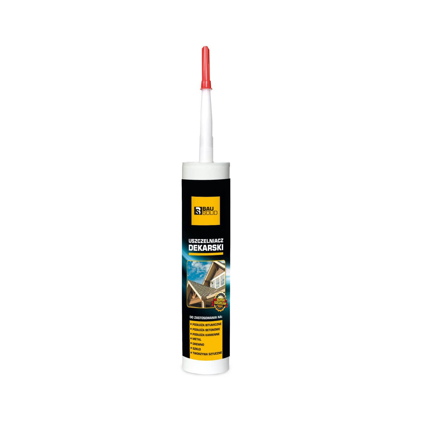 Uszczelniacz Dekarski Czarny 280 ml Bausolid Uszczelniacz Dekarski Czarny 280 ml Bausolid