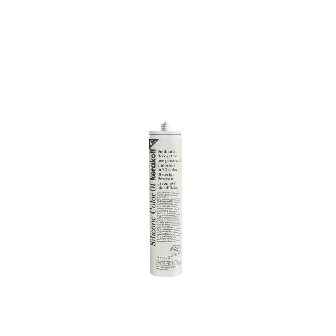 Uszczelniacz Do Płytek Silicone Color 01 310 ml Kerakoll Uszczelniacz Do Płytek Silicone Color 01 310 ml Kerakoll