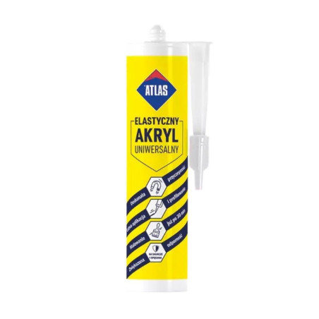 Akryl Elastyczny Uniwersalny 280 ml Atlas