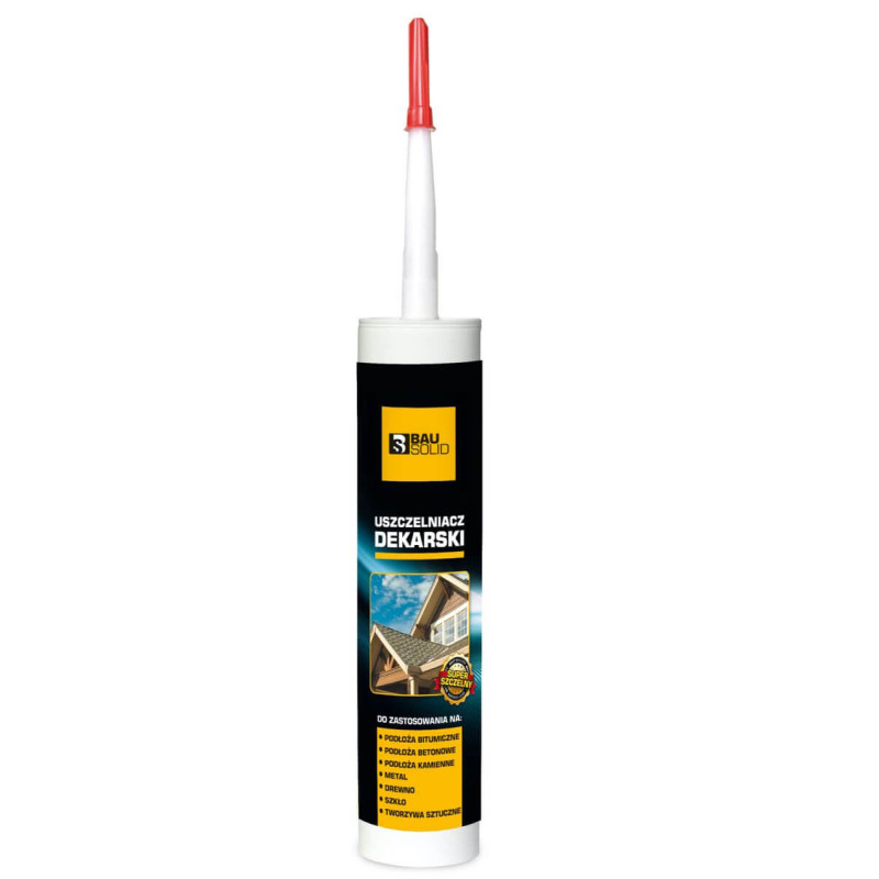 Uszczelniacz Dekarski 280ml Bezbarwny Bausolid Uszczelniacz Dekarski 280ml Bezbarwny Bausolid