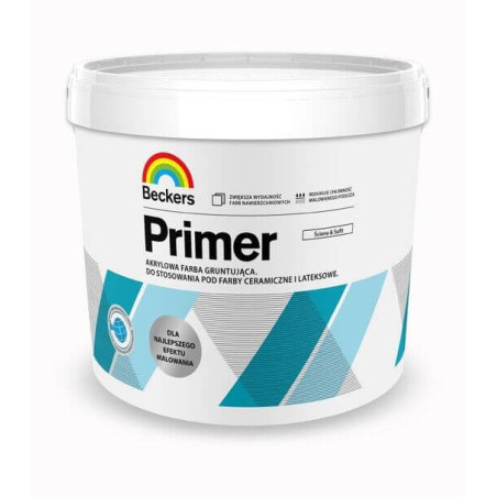 Farba Akrylowa Designer Primer Mat 10L Beckers