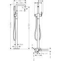 Bateria Wannowa Tecturis S Czarny Mat 73440670 Hansgrohe Bateria Wannowa Tecturis S Czarny Mat 73440670 Hansgrohe
