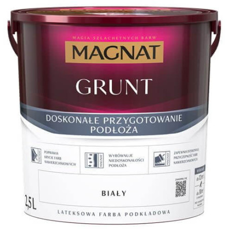 Grunt Pod Farby Ceramiczne i Lateksowe Magnat 2,5L