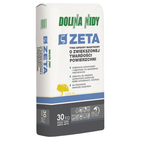 Tynk Gipsowy Zeta Maszynowy 30 Kg Dolina Nidy