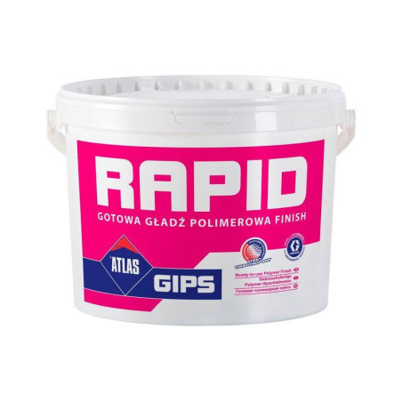 Gładź Gotowa Polimerowa Rapid 18 kg Atlas