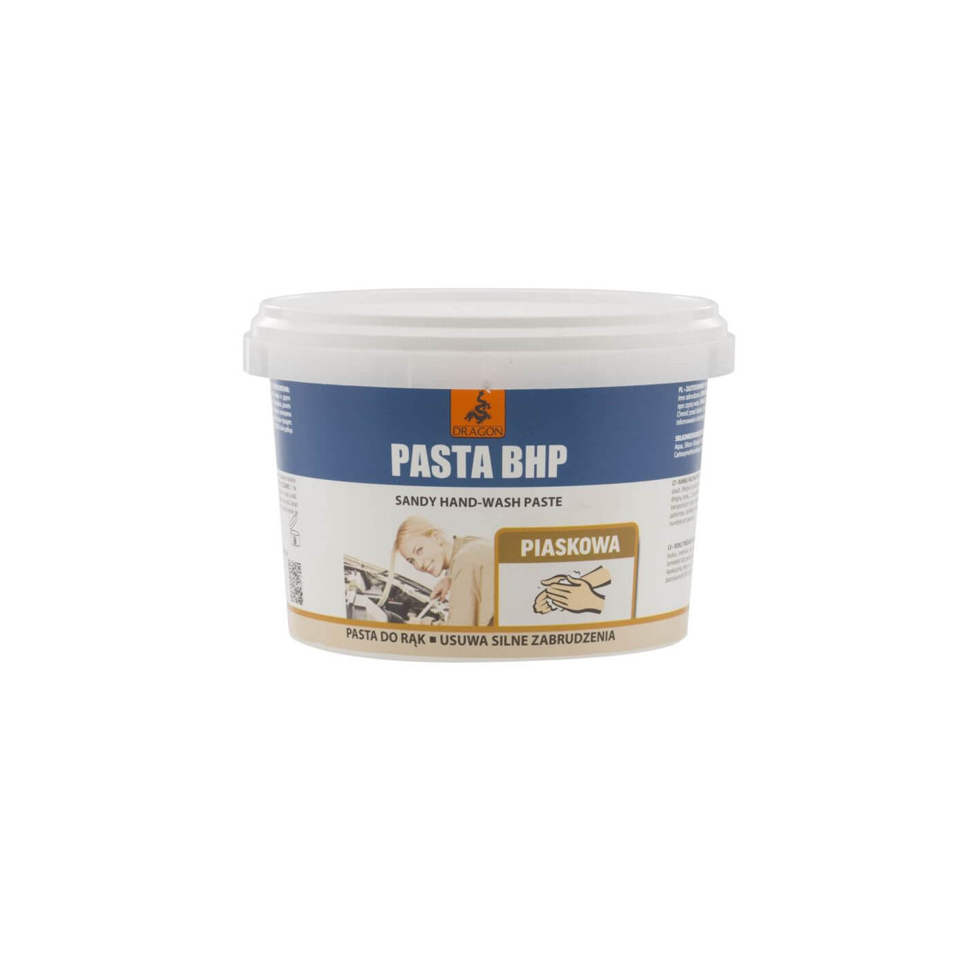 Pasta Do Mycia Rąk BHP Piaskowa 0.5 kg Dragon Pasta Do Mycia Rąk BHP Piaskowa 0.5 kg Dragon