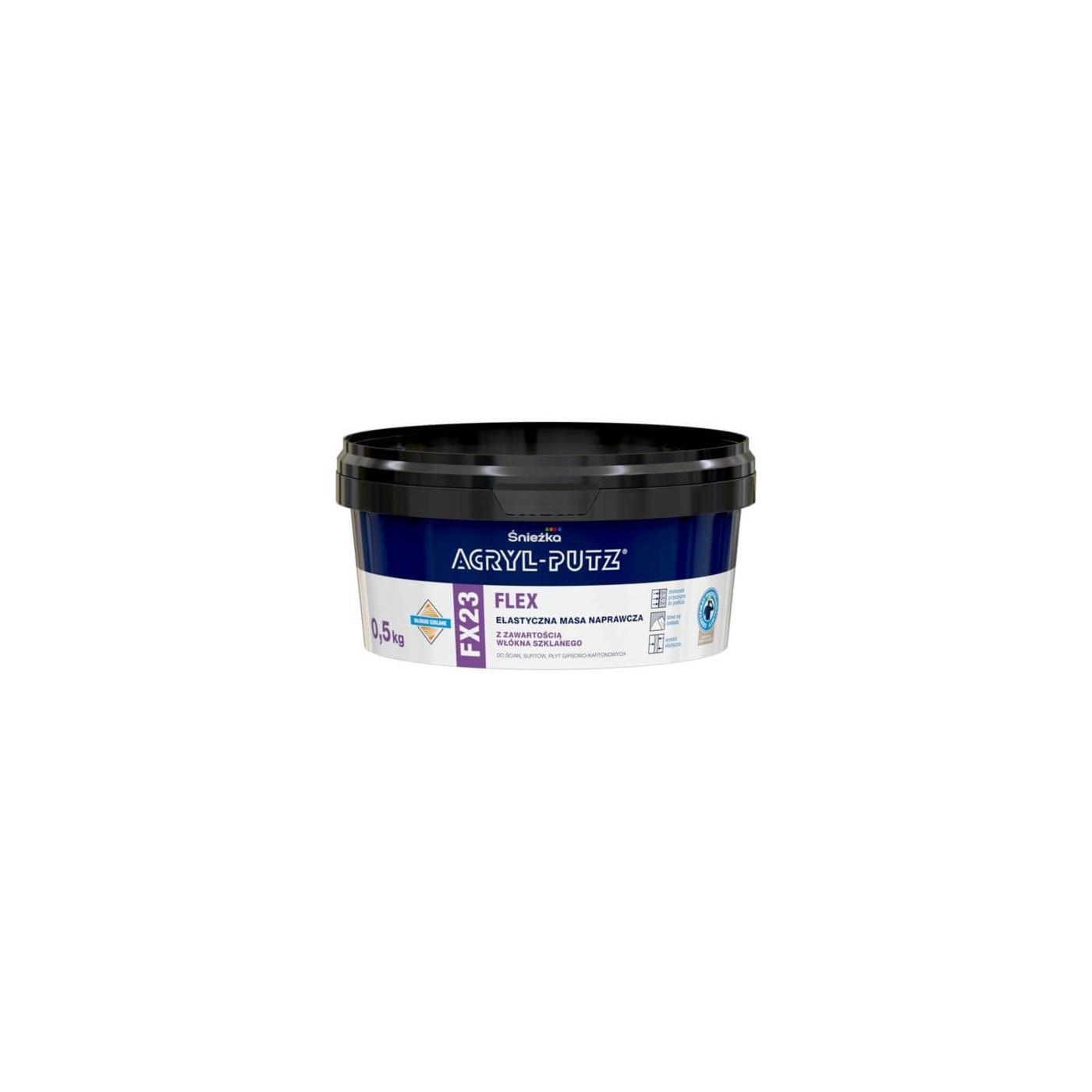Masa Szpachlowa Acryl Putz Flex 0,5 kg Śnieżka Masa Szpachlowa Acryl Putz Flex 0,5 kg Śnieżka