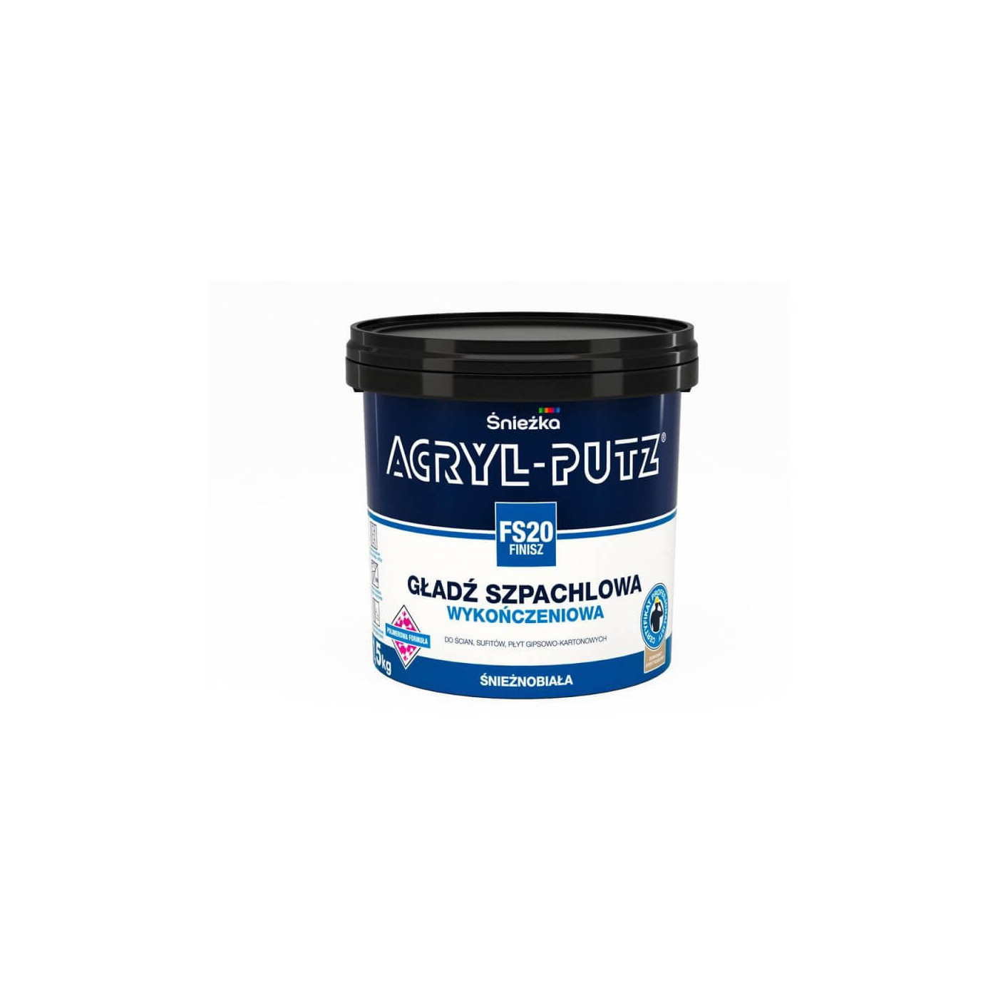 Masa Szpachlowa Acryl Putz Finisz 1,5 kg Śnieżka Masa Szpachlowa Acryl Putz Finisz 1,5 kg Śnieżka