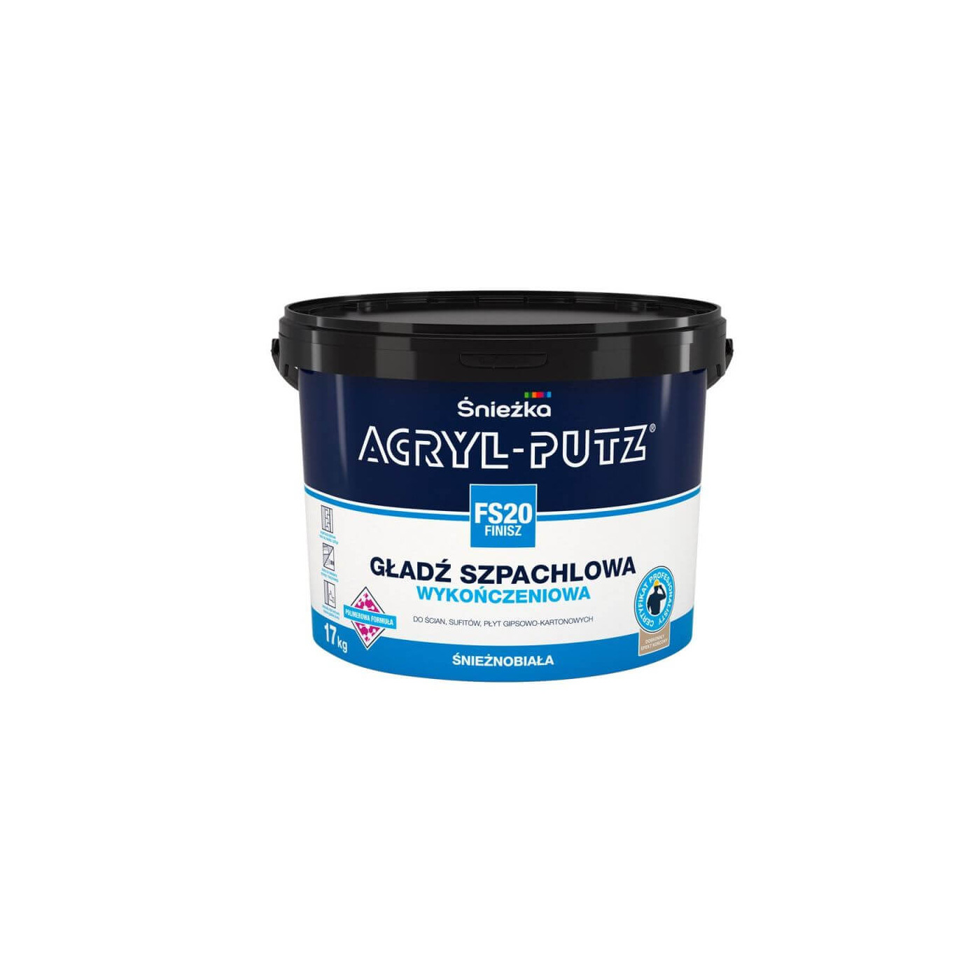 Masa Szpachlowa Acryl Putz Finisz 17 kg Śnieżka Masa Szpachlowa Acryl Putz Finisz 17 kg Śnieżka